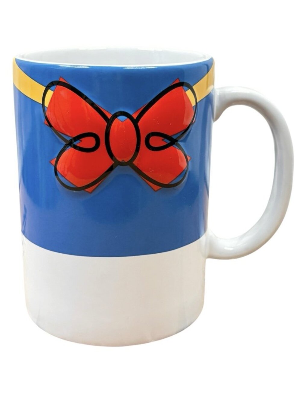 Disney Donald Duck Bow Sailor 16 Ounce Mug Disney Parks NEW Stoneware